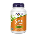 NOW Foods Cat's Claw 500 mg - Non-GMO Project Verified, Herbal Supplement, 100 Veg Capsules