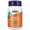 NOW Foods Copper Glycinate (Albion Copper Bisglycinate) 3 mg – Structural Health Support, 120 Tablets