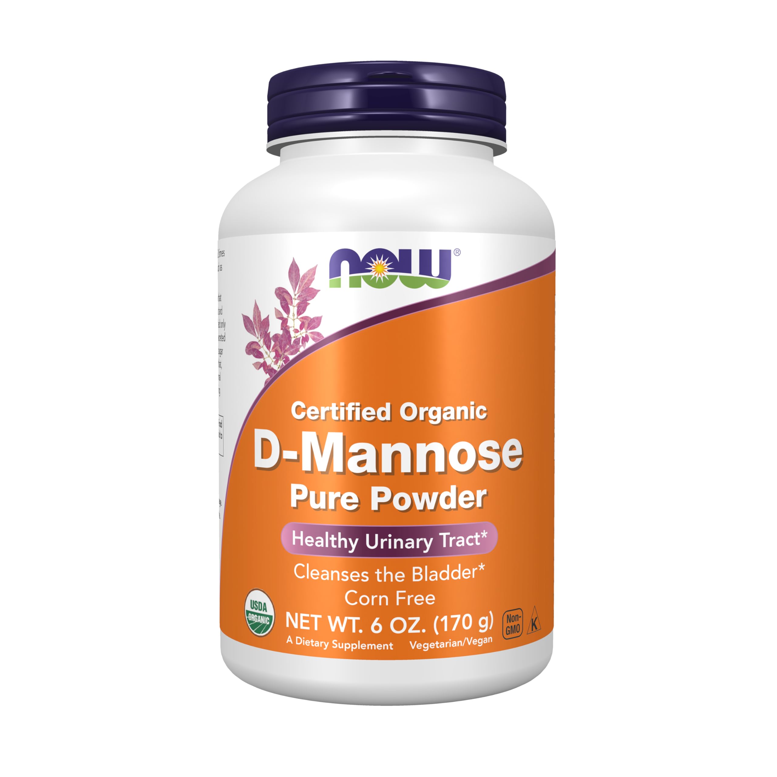 NOW Foods D-mannose Powder – Non-GMO Project Verified, 6 oz
