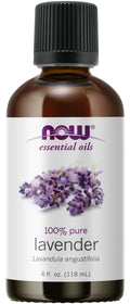 Now Foods Lavender Oil, 4 Oz - 100% Pure Essential Oil