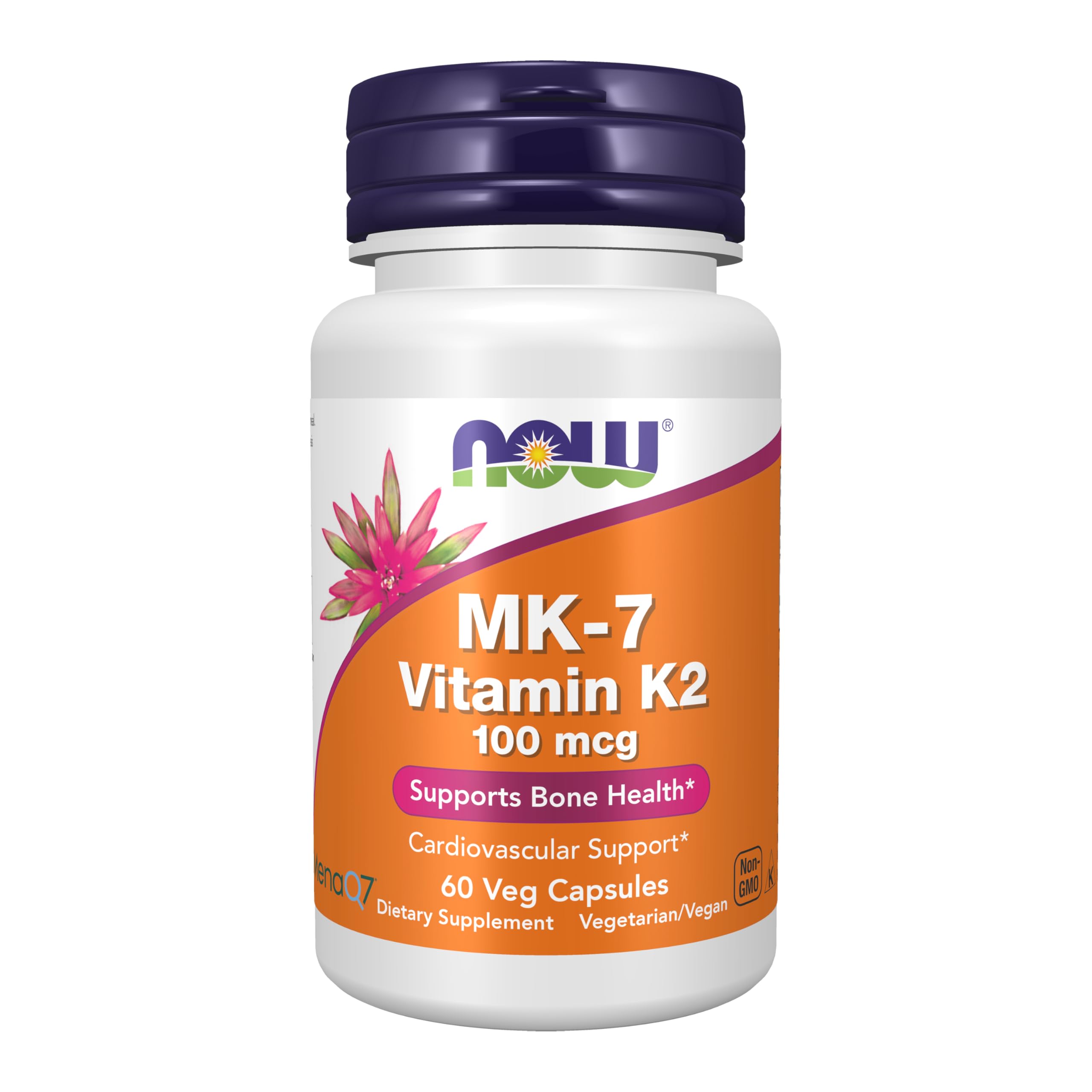 NOW Foods MK-7 Vitamin K-2 100 mcg Veg Capsules – Cardio & Bone Health