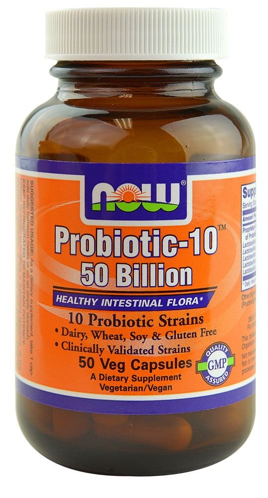 Now Foods Probiotic 10-50 Billion CFU | 50 Veg Capsules