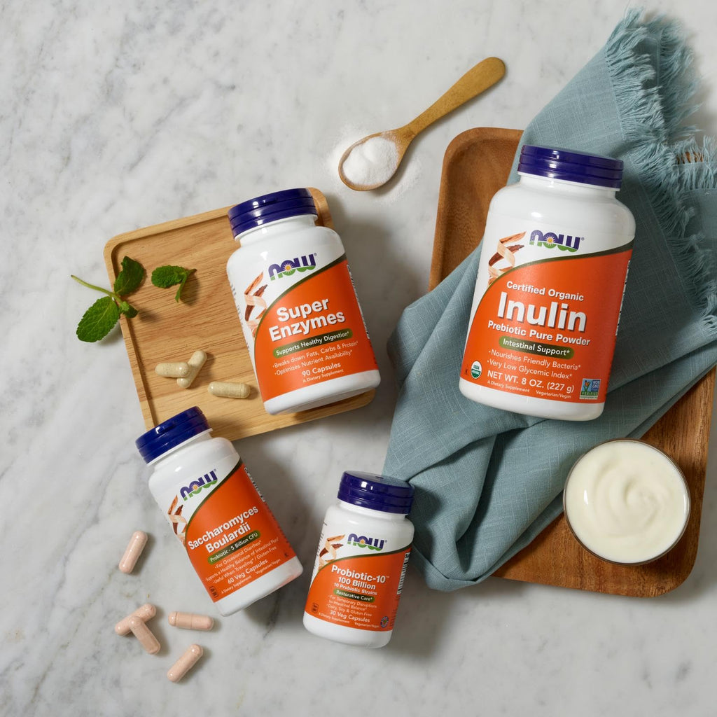 NOW Foods Probiotic-10 100 Billion CFU – 10 Strains | Dairy, Soy & Gluten Free | 30 Veg Capsules