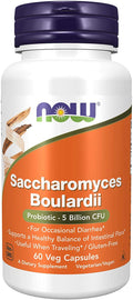 Now Foods Saccharomyces Boulardii Veg Capsules, 120 Count – Probiotic