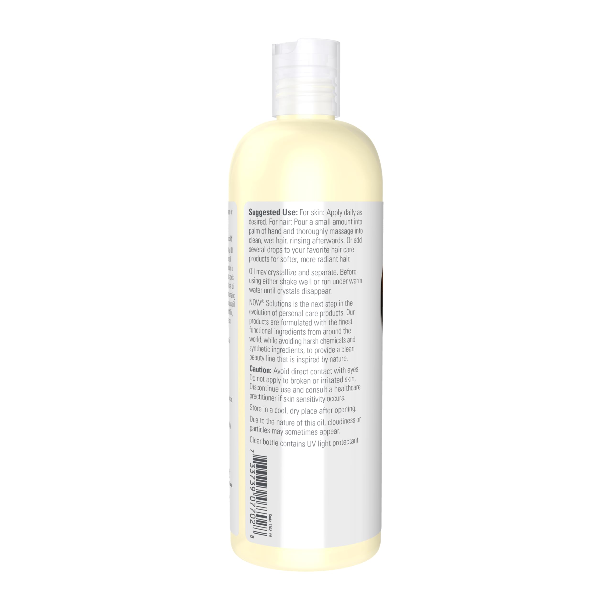 NOW Foods Solutions Shea Nut Oil – Multi-Purpose Moisturizing Oil for Skin, Hair & Scalp (16 oz)