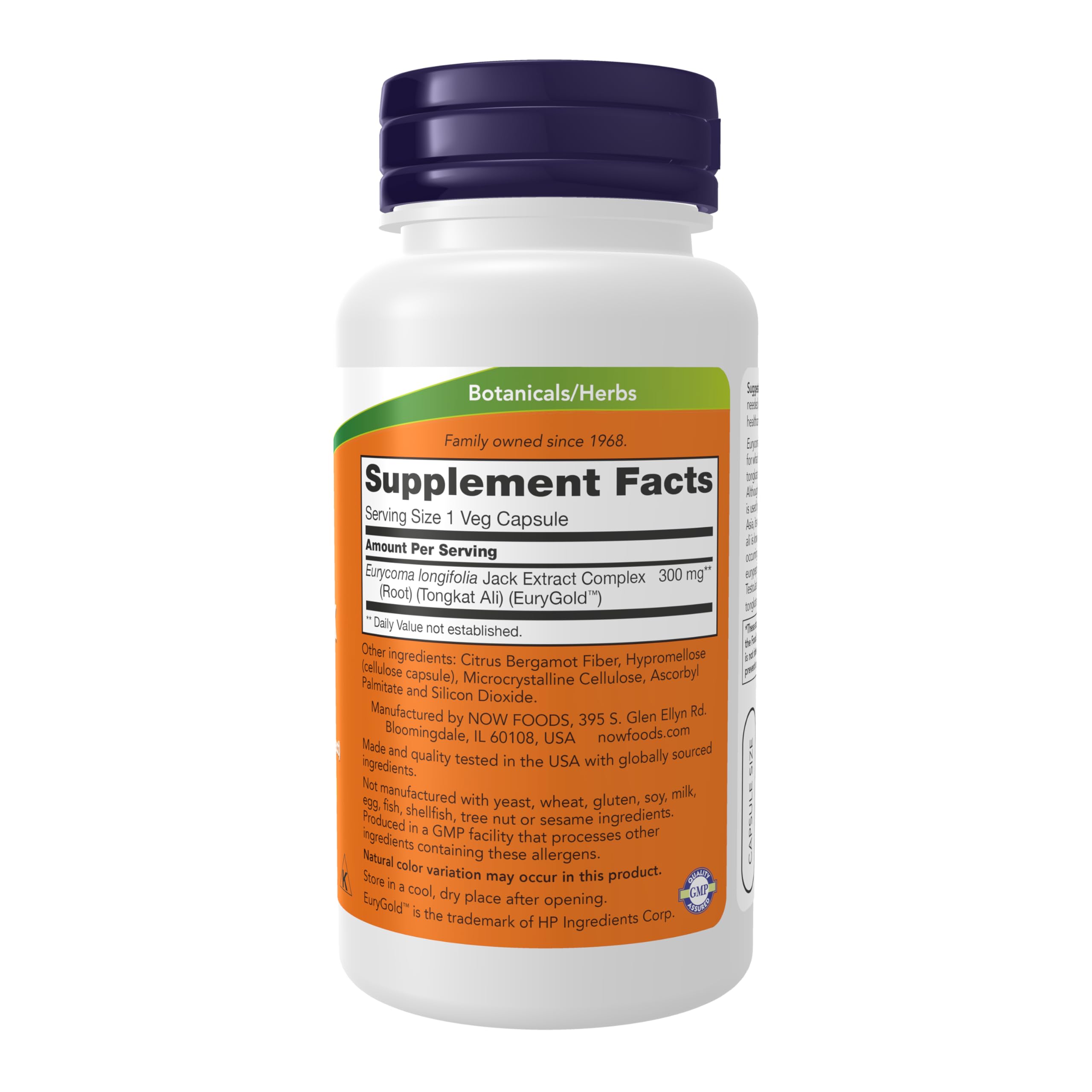 NOW Foods TestoJack 300™ Tongkat Ali 300 mg – 60 Veg Capsules | Non-GMO, Gluten-Free, Vegan
