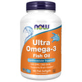NOW Foods Ultra Omega-3 500 EPA / 250 DHA - 180 Fish Gelatin Softgels