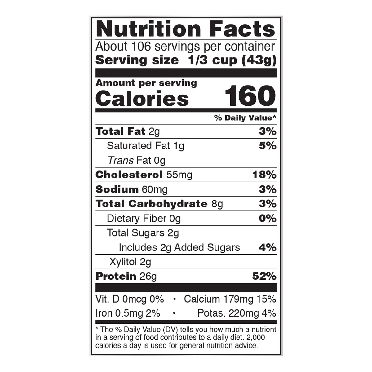 NOW Foods Whey Protein with BCAAs, Creamy Vanilla, 26 g Protein per Serving - 10 lb