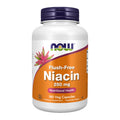 NOW Foods Niacin 250 mg Flush-Free (Vitamin B-3) | 180 Veg Capsules