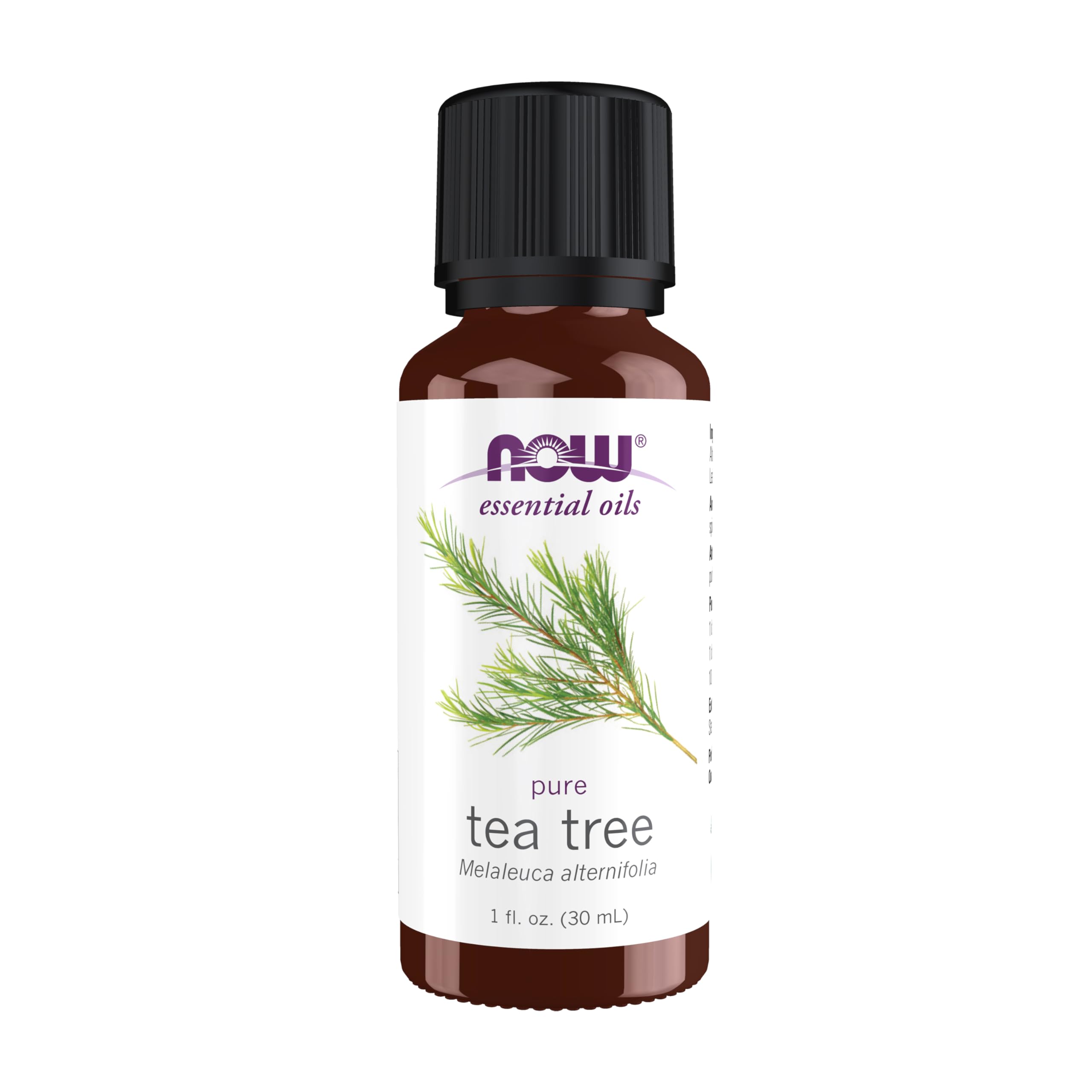 NOW Foods Tea Tree Oil 1 oz – 100% Pure, Steam Distilled, Vegan, Child-Resistant Cap