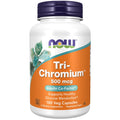 NOW Foods Tri-Chromium 500 mcg with Cinnamon – Insulin Co-Factor, 180 Veg Capsules