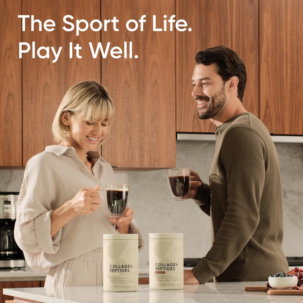 Sports Research Marine Collagen Peptides - Dark Chocolate for Hair, Skin & Joints
