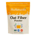 NuNaturals Oat Fiber Powder – All Natural Non-GMO, 1 lb | Supports Digestive Health