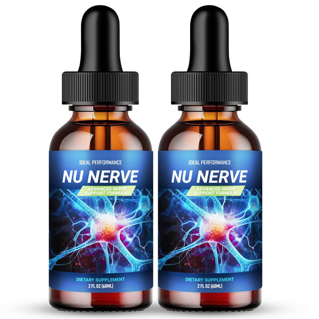 Nu Nerve Drops - Nerve Health Support | NuNerve Liquid Drops 2 Pack