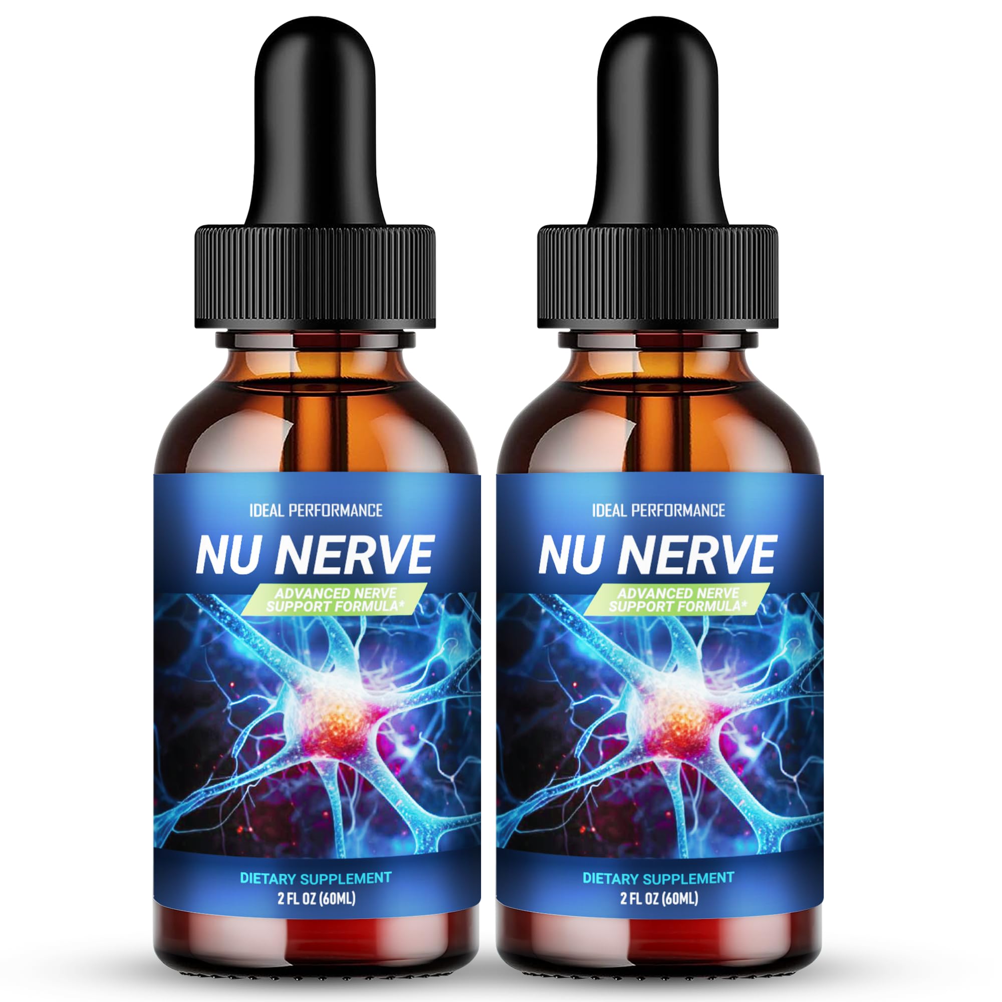 Nu Nerve Drops - Nerve Health Support | NuNerve Liquid Drops 2 Pack