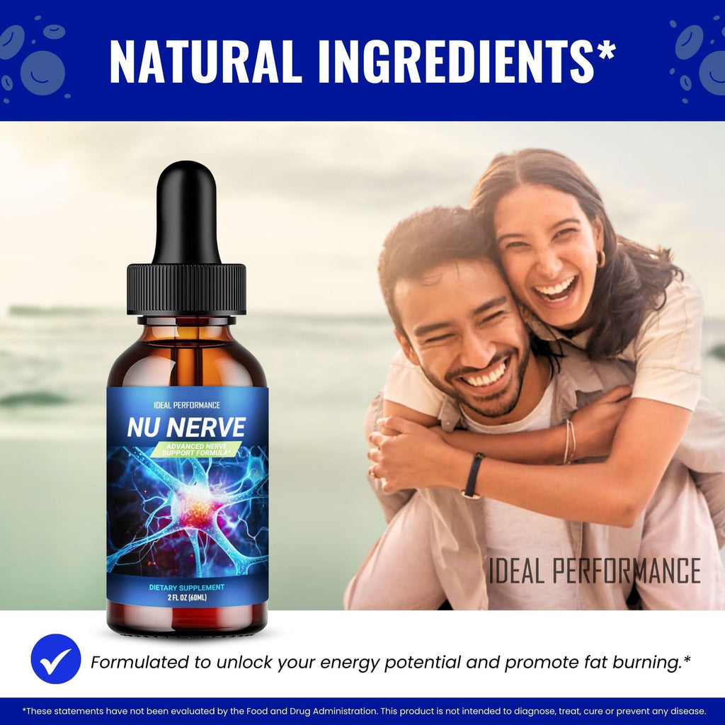 Nu Nerve Drops - Nerve Health Support | NuNerve Liquid Drops 2 Pack