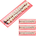 Nuanchu 4 Sets Tooth Repair Kit - 112 Pieces A2 Realistic Fake Teeth