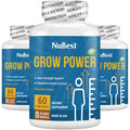 NuBest Grow Power Calcium & Magnesium Supplement – Vitamin D3, Zinc, Phosphorus | Pack 3 for Ages 10+