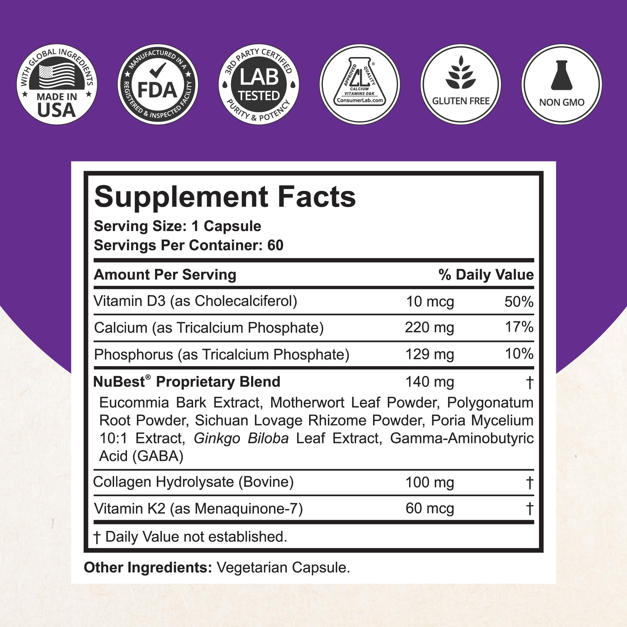 NuBest Tall 10+ – Advanced Bone Strength Formula for Kids 10+ & Teens | Supports Immunity, Development & Wellness | Pack 3 (3 Months)