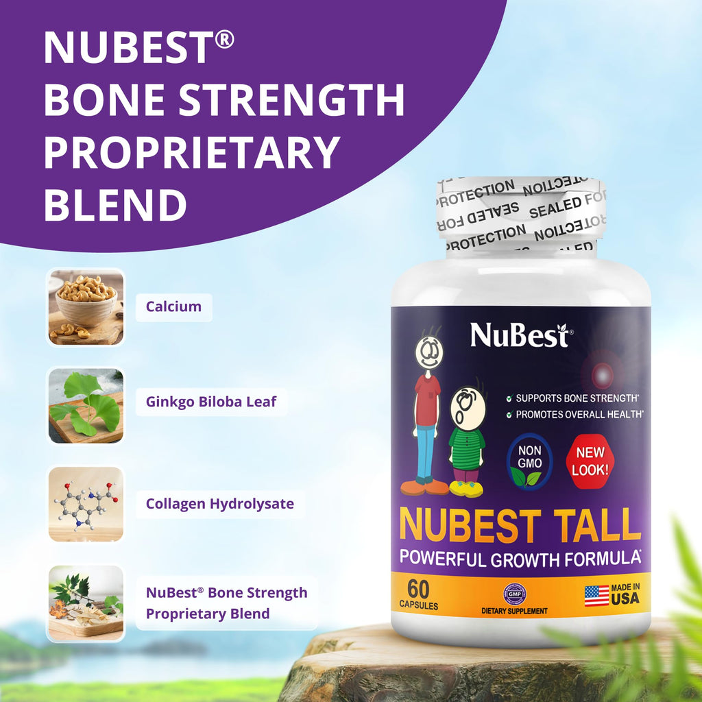 NuBest Tall | Bone Strength, Immune Support & Growth for Ages 5+ — Pack 3 (3 Months)