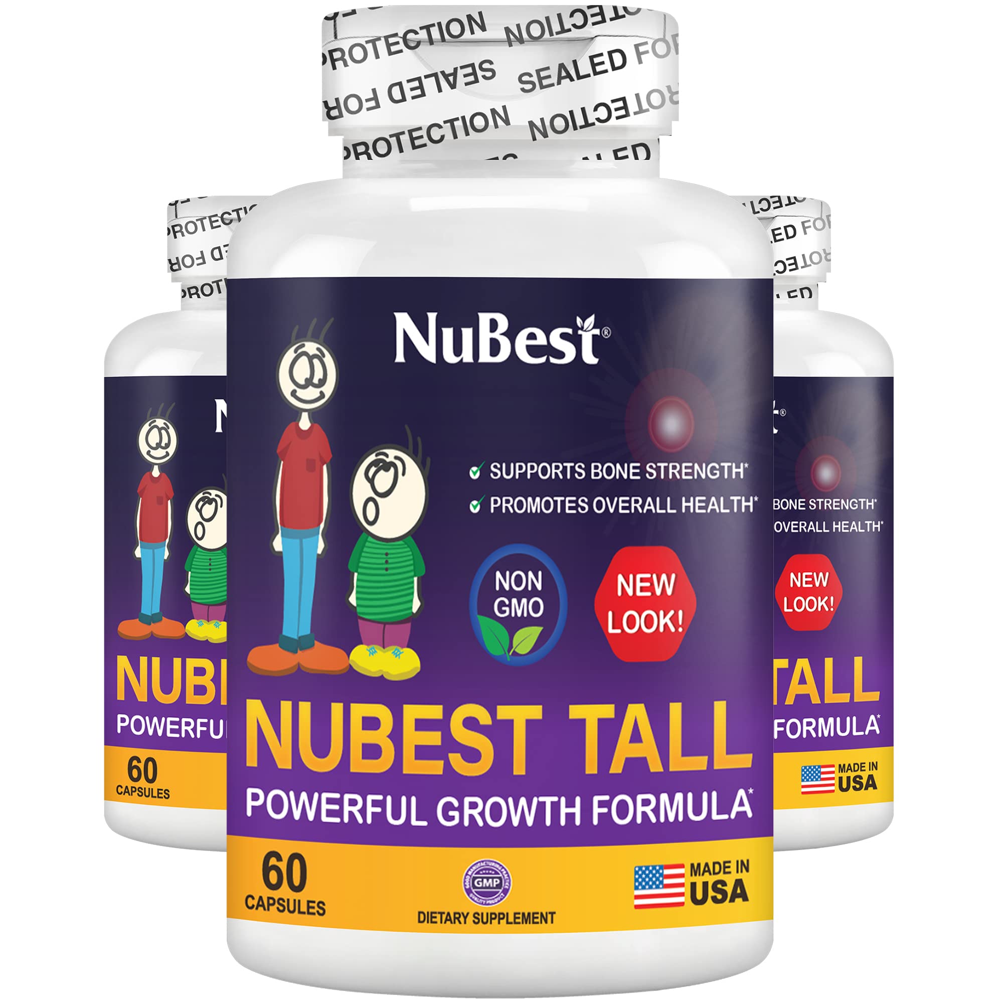 NuBest Tall | Bone Strength, Immune Support & Growth for Ages 5+ — Pack 3 (3 Months)