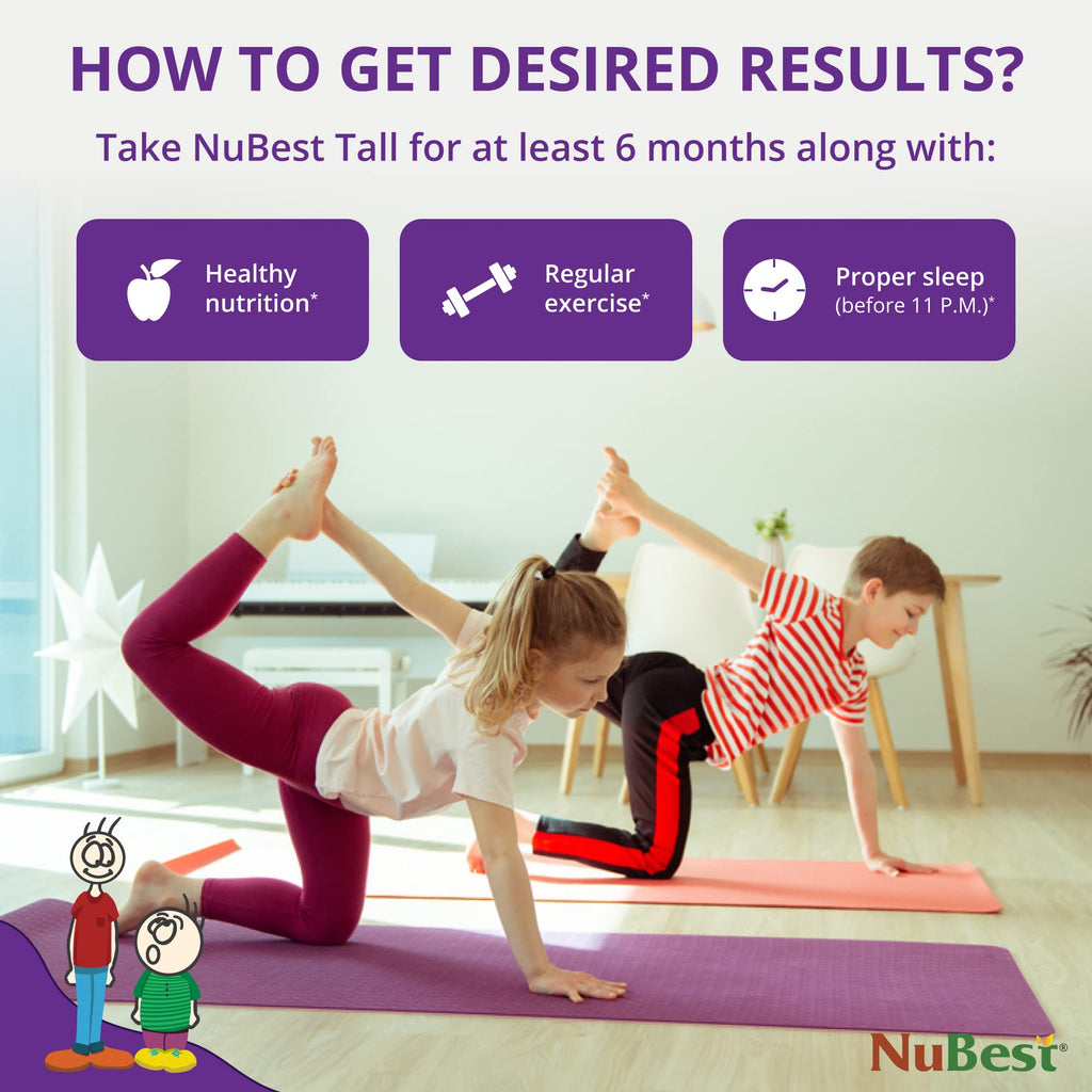 NuBest Tall | Bone Strength, Immune Support & Growth for Ages 5+ — Pack 3 (3 Months)