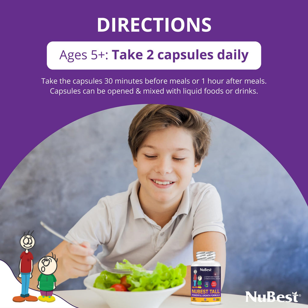 NuBest Tall | Bone Strength, Immune Support & Growth for Ages 5+ — Pack 3 (3 Months)