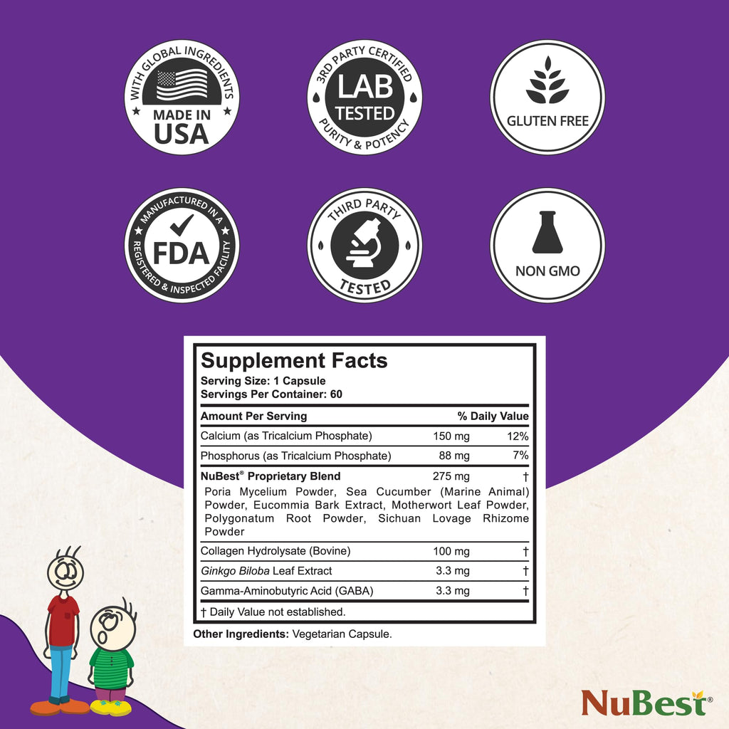 NuBest Tall | Bone Strength, Immune Support & Growth for Ages 5+ — Pack 3 (3 Months)