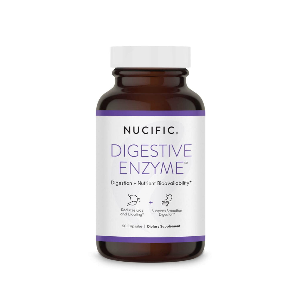 Nucific Digestive Enzyme Supplement – Supports Digestion & Nutrient Bioavailability | 90 Count