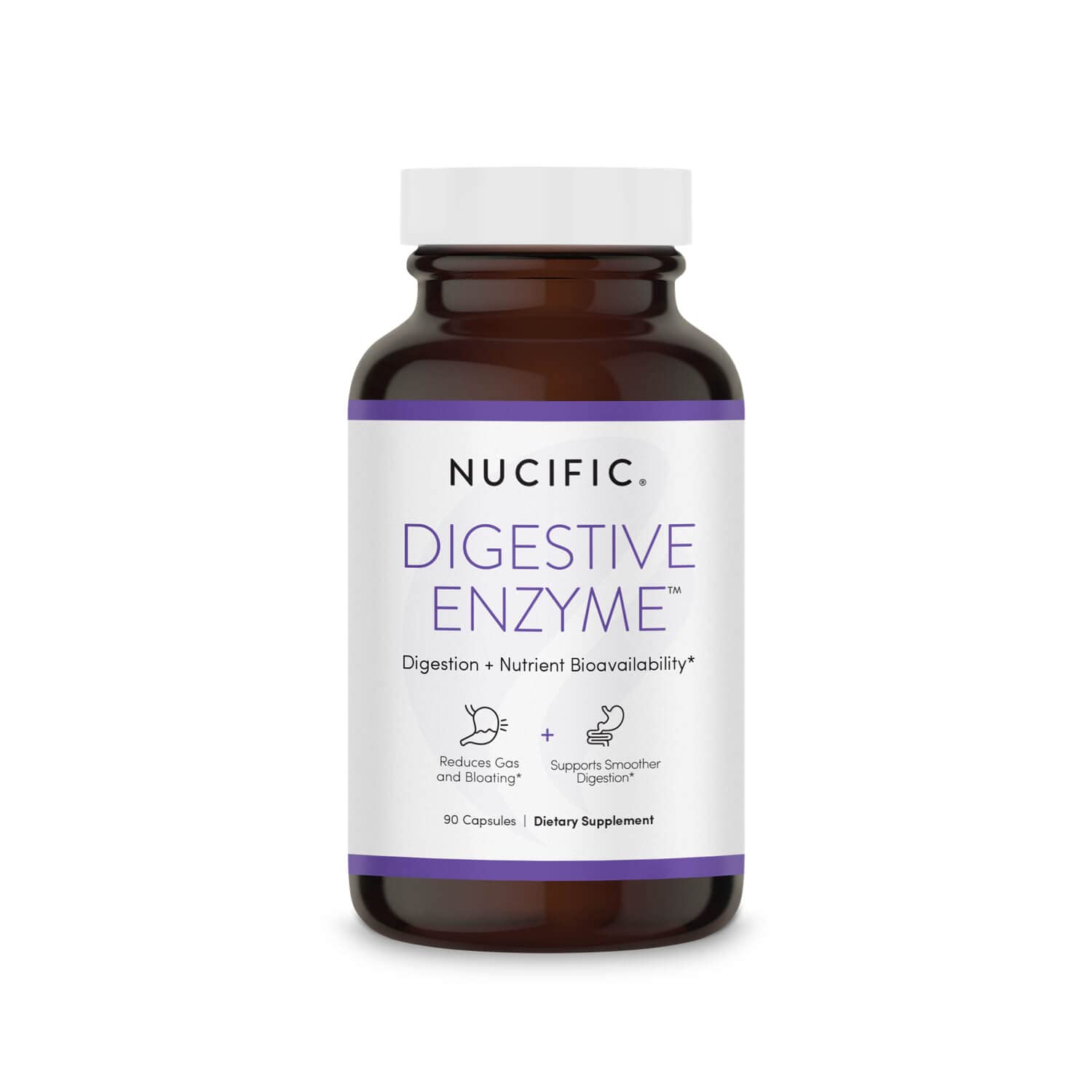 Nucific Digestive Enzyme Supplement – Supports Digestion & Nutrient Bioavailability | 90 Count