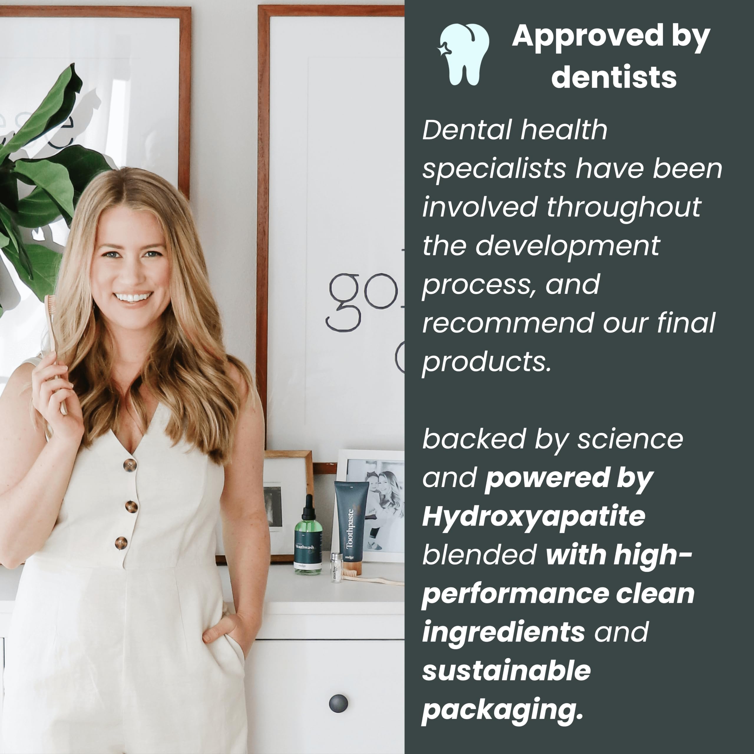 Nudge Nano Hydroxyapatite Toothpaste 4oz – Remin+ Formula (Vitamin E), Fluoride-Free