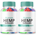(2 Pack) Nufarm Hemp Gummies - Official Formula 1500mg Per Bottle | 120 Gummies