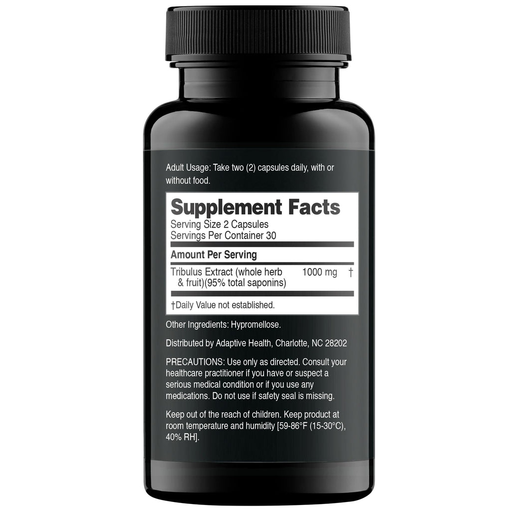 Nugenix Essentials Tribulus Terrestris for Men Extract - 95% Total Saponins, 1000mg High Potency, Extra Strength, 60 Count