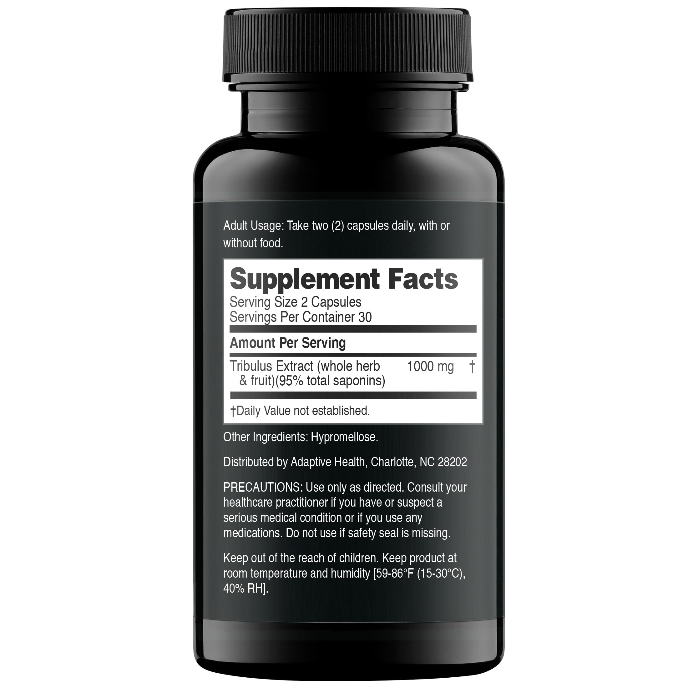 Nugenix Essentials Tribulus Terrestris for Men Extract - 95% Total Saponins, 1000mg High Potency, Extra Strength, 60 Count