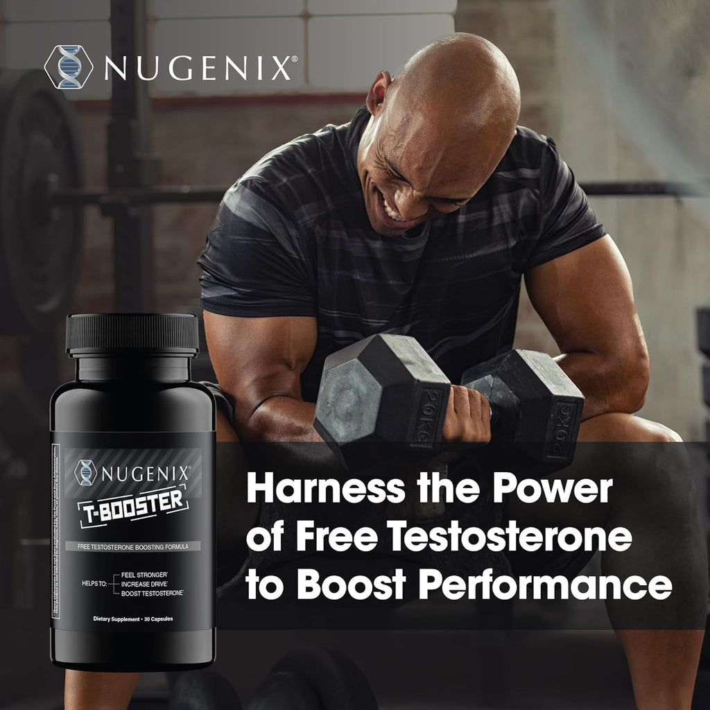 Nugenix T Booster – Free Testosterone Booster for Men, 180 Count