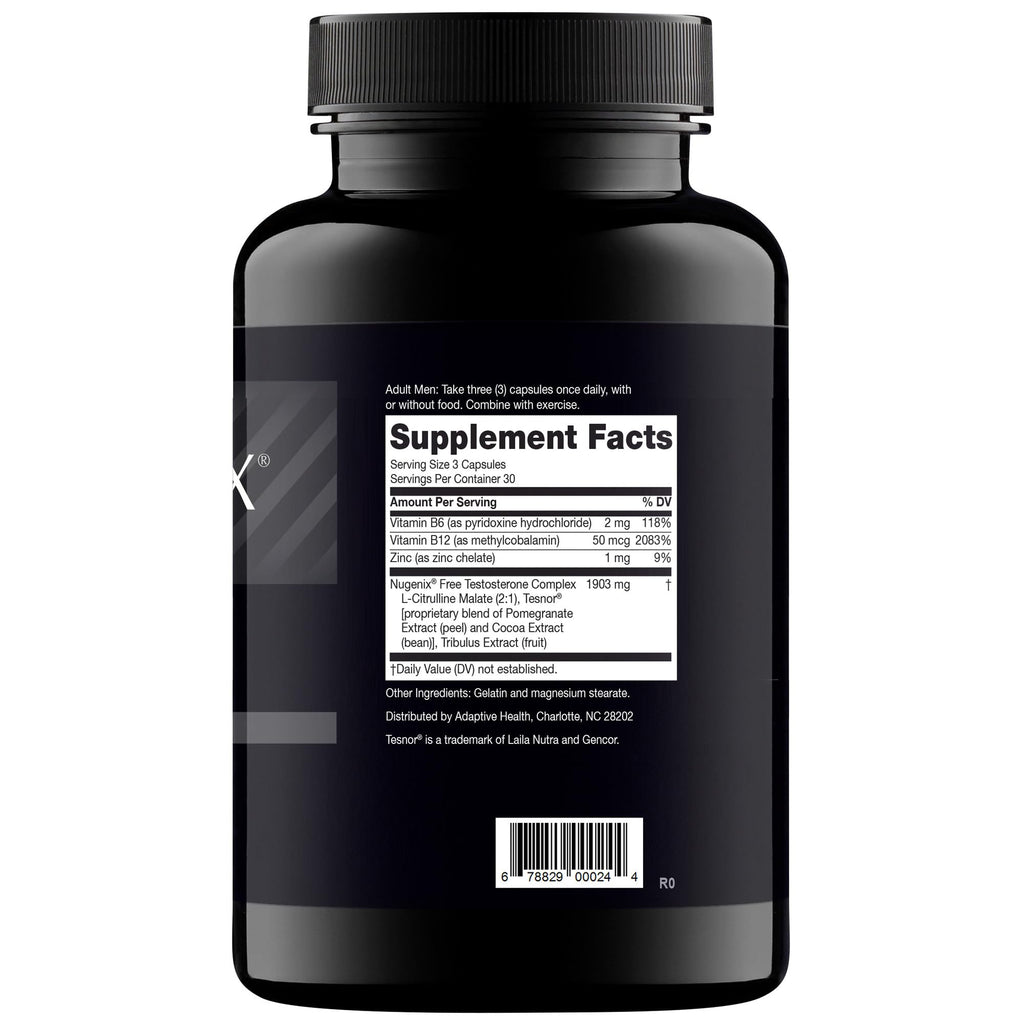 Nugenix T Booster – Free Testosterone Booster for Men, 180 Count