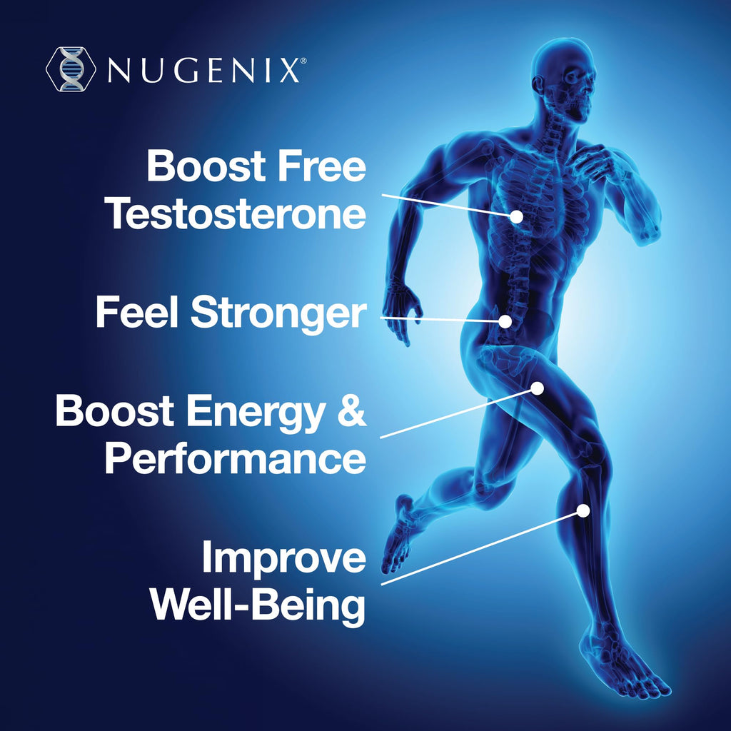 Nugenix T Booster – Free Testosterone Booster for Men, 180 Count