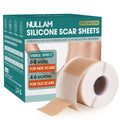 Nullam Silicone Scar Sheets & Tape – Reusable, Breathable Scar Care (1.6 x 158 in)