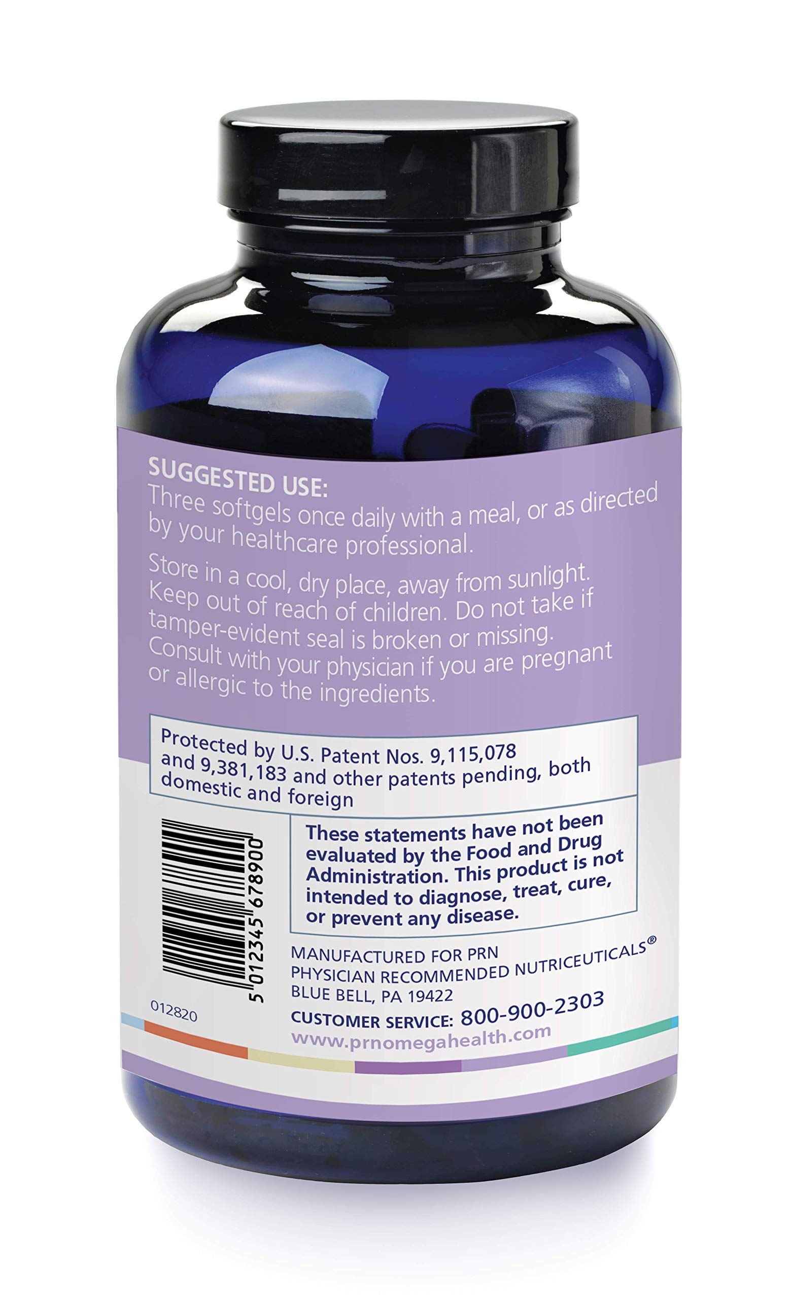 PRN numaqula Omega-3 90 Softgels – DHA 1400mg, EPA 400mg, Lutein & Zeaxanthin