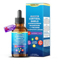 NURAFUSE Liposomal Cortisol Shield, 60ml (2 FL OZ) – USA Made with Ashwagandha, Magnesium, L-Theanine, Phosphatidylserine, St. John’s Wort