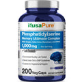 NusaPure Phosphatidylserine Memory Ultimate Complex 1000mg - 200 Vegetarian Caps | Vegan, Non-GMO