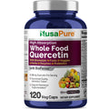 NusaPure Quercetin with Bromelain 500mg | 120 Veggie Caps | Non-GMO, Vegan | Bioperine