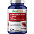 NusaPure Siberian Rhubarb 10:1 Extract – 250 mg per Capsule, 200 Veggie Capsules