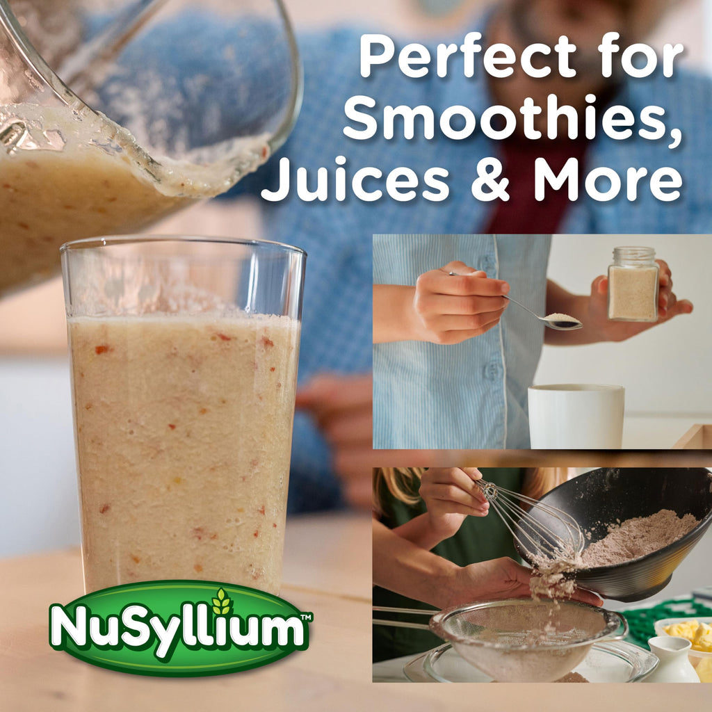 NuSyllium Organic Psyllium Husk Powder - USDA Organic, Natural Orange