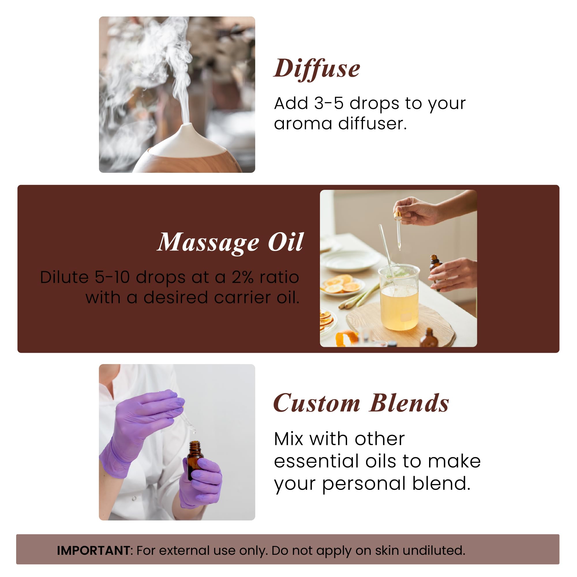 Handcraft Blends Nutmeg Essential Oil 1oz - 100% Pure & Natural