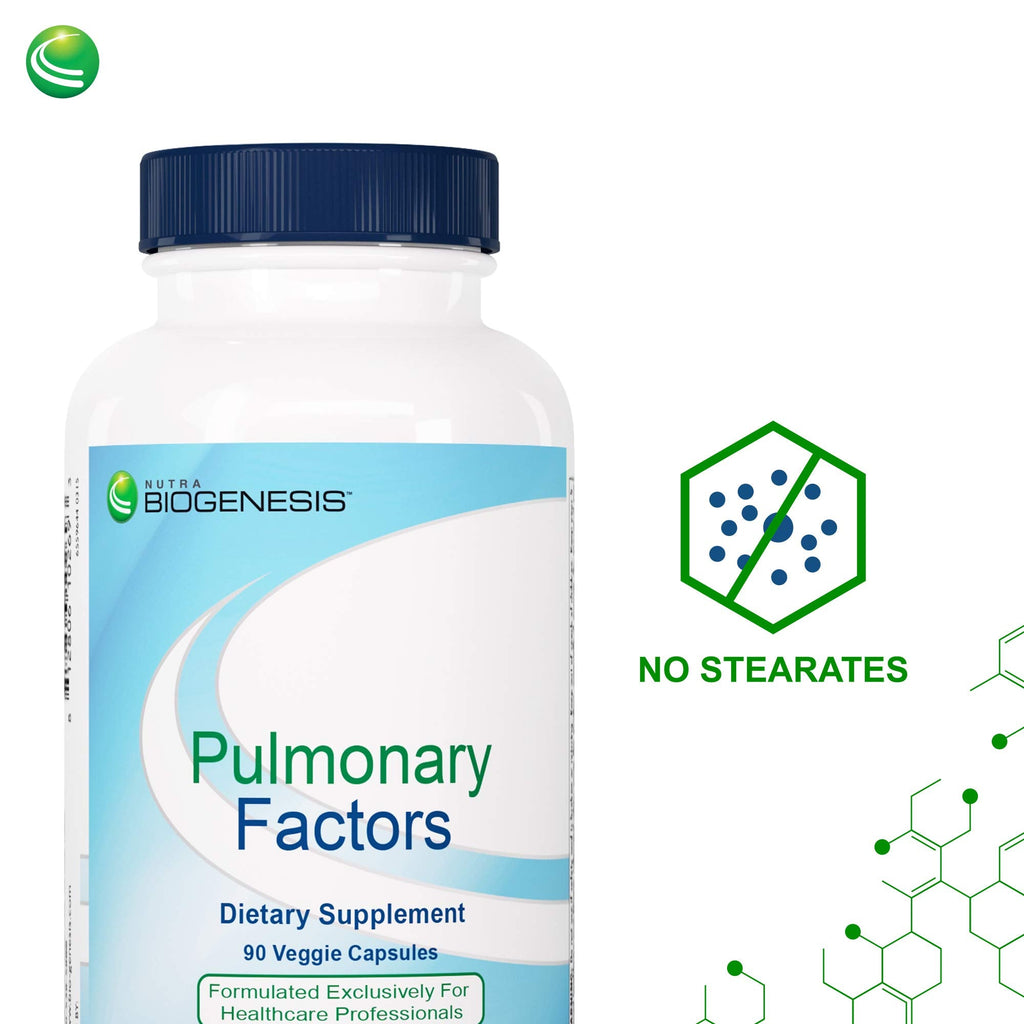 Nutra BioGenesis Pulmonary Factors – NAC & Boswellia Capsules for Digestive Support & Joint Comfort – 90 Veggie Capsules