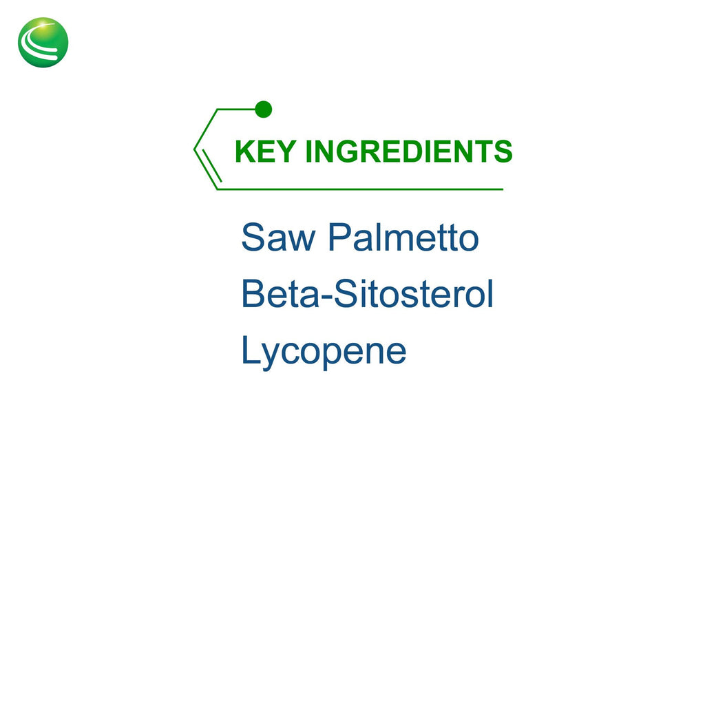 Nutra BioGenesis BioProstate - Saw Palmetto for Men | Prostate Health & Urination Support | 120 Vegan Capsules