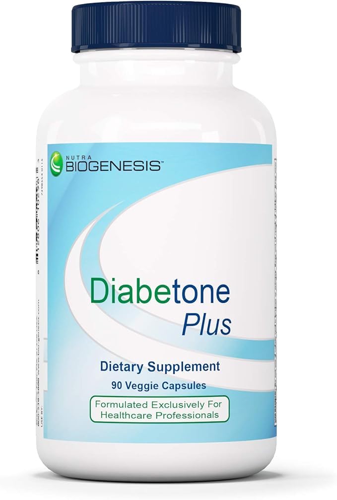 Nutra Biogenesis Diabetone Plus – Metabolic Support Supplement for Men & Women | 90 Capsules