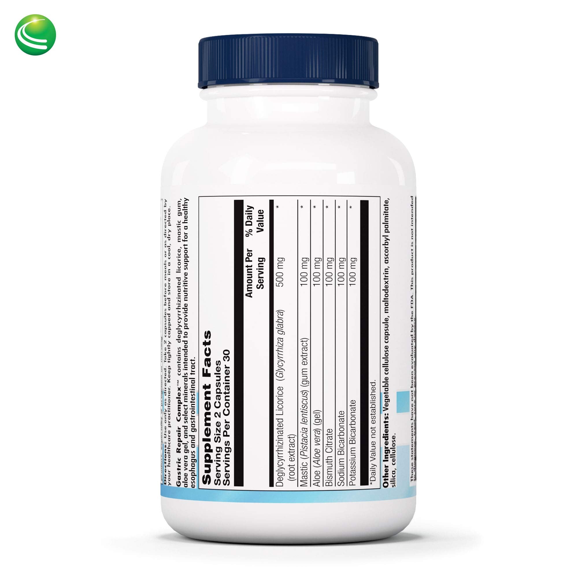 Nutra Biogenesis Gastric Support Complex – DGL Licorice & Mastic Gum | 60 Caps