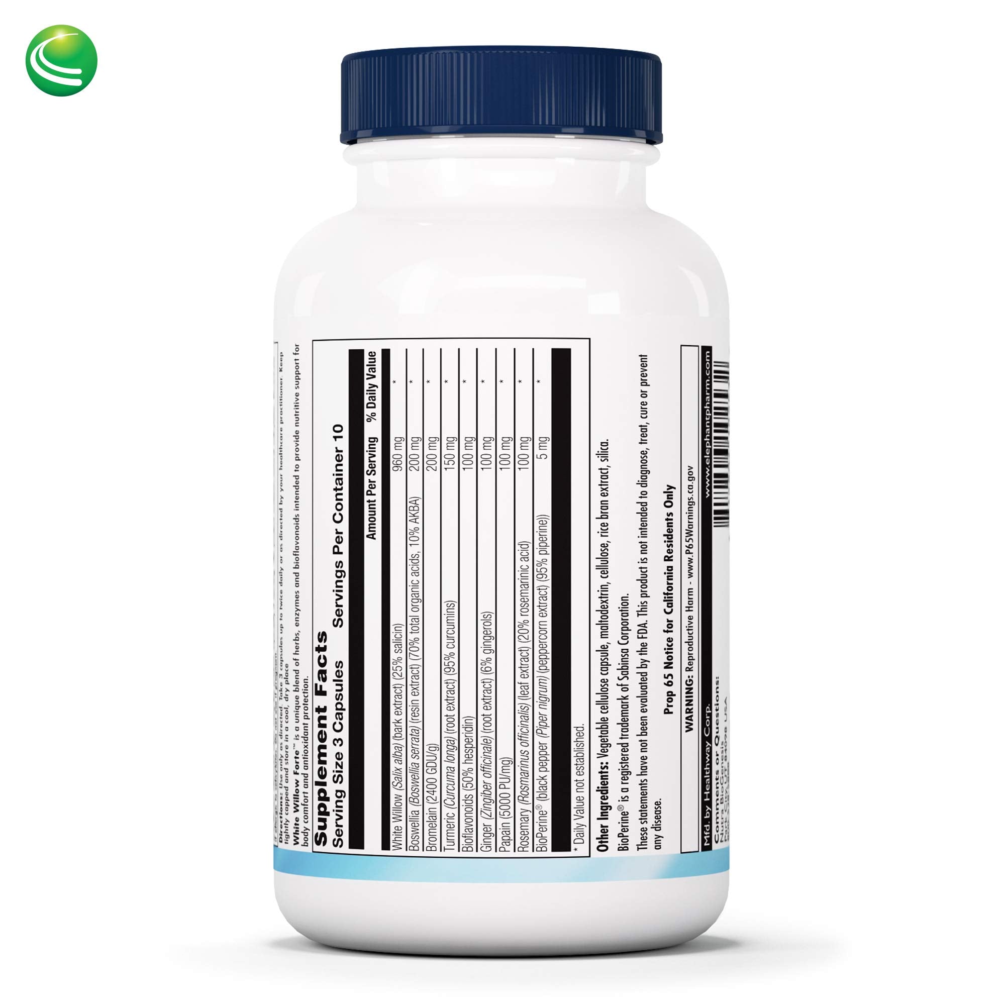 Nutra Biogenesis White Willow Forte – Digestive Support Capsules